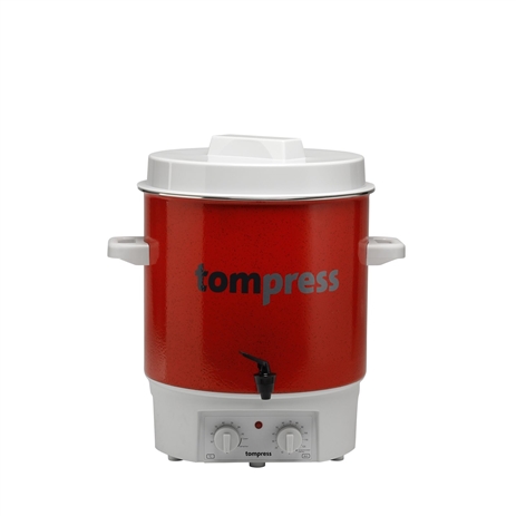 Stérilisateur émaillé électrique à robinet Tom Press pour café vin chaud et  conserves - Tom Press