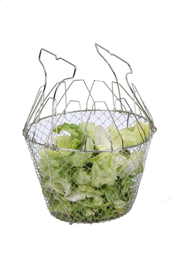 Panier à Salade Pliant Inox