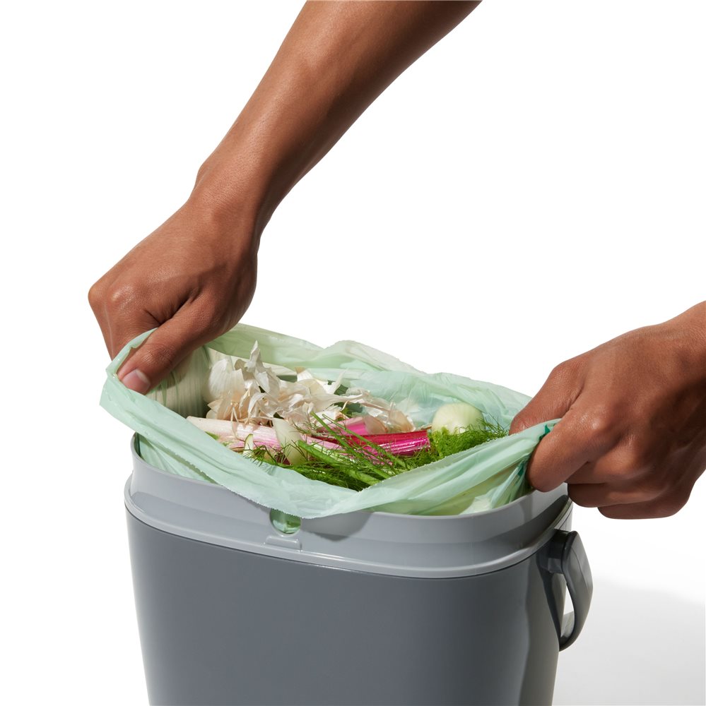 Poubelle à compost anti-odeur pour cuisine 3,5 litres