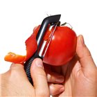 Eplucheur à tomates et peaux fines OXO inox manche antidérapant ergonomique large