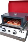 Four à pizza pour plancha et barbecue double paroi avec pierre de lave réfractaire et thermomètre