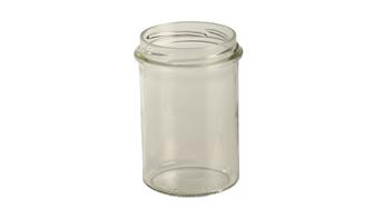 Pot verre à bague protégée 228 ml par 12