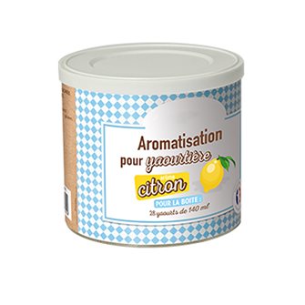 Aromatisation pour yaourtière parfum citron - DLUO proche ou dépassée